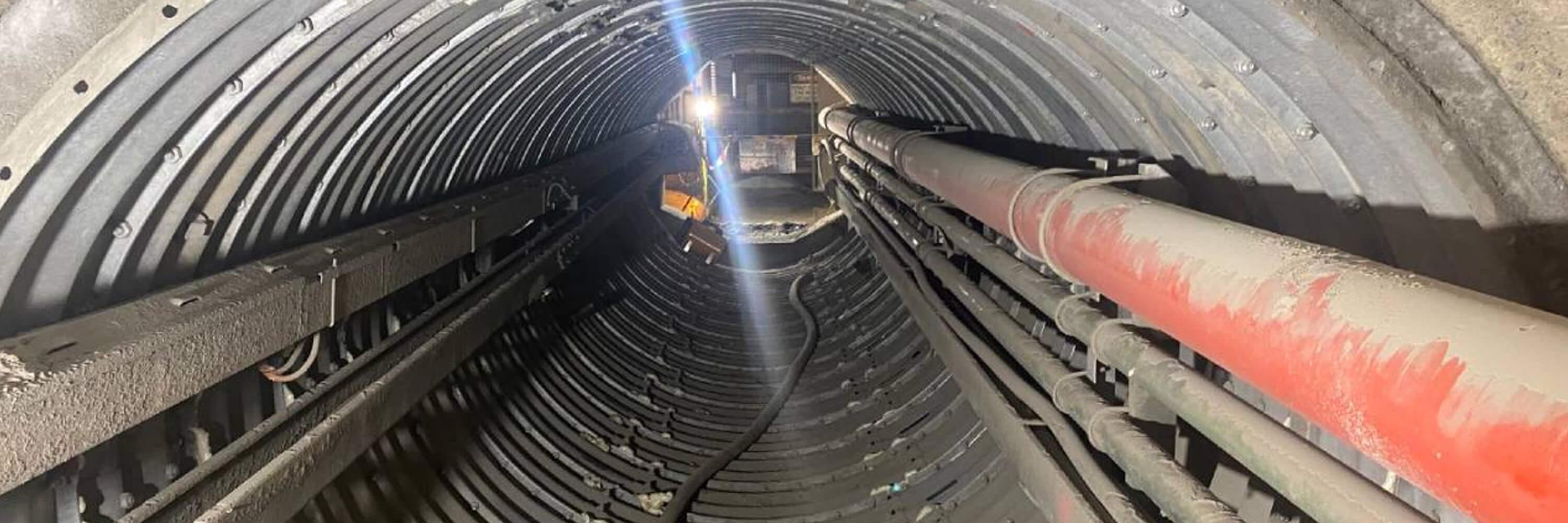 Tropicana Tunnel Strengthening Works - Restoring Safe Access with Flange Tunnel Liner Plates