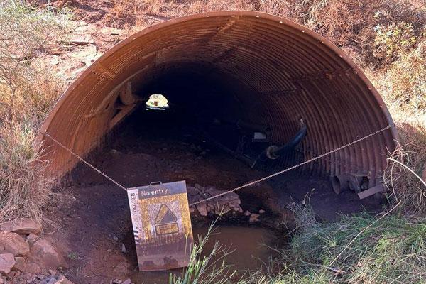 inside rio tinto tunnel