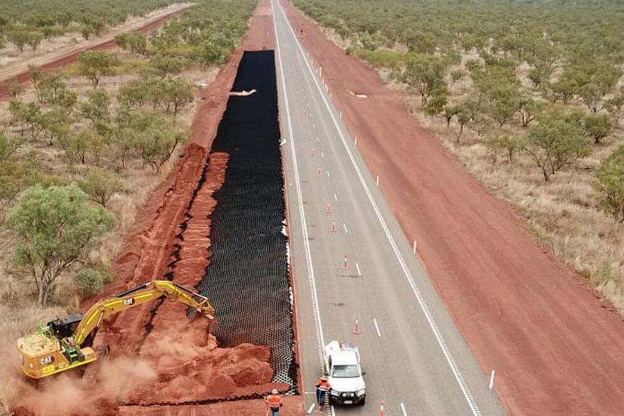 Geocell Solution for Carpentaria Highway Upgrade (Stage 1)