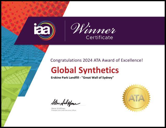 IAA24 Certificate Excellence