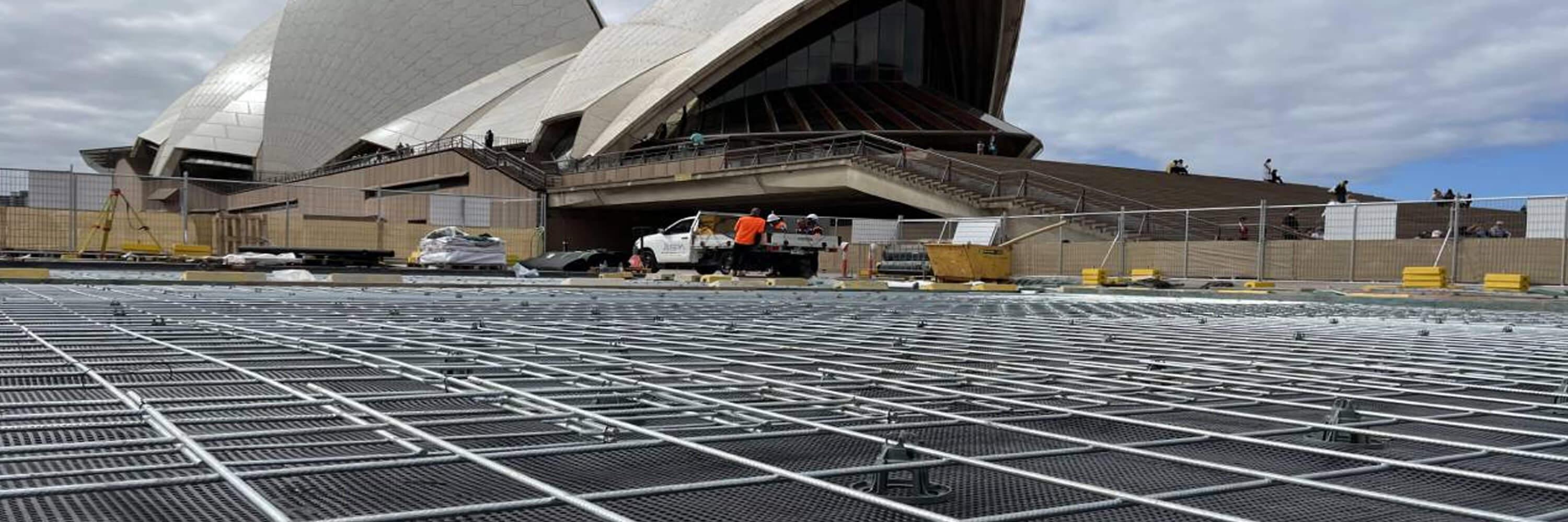 Effective drainage with Cavidrain® for Sydney Opera House Hero