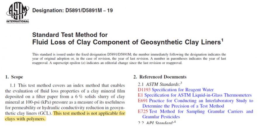 astm d5891/d5891m-19 test method