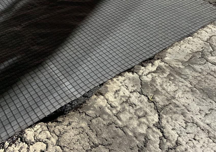 cracking in asphalt