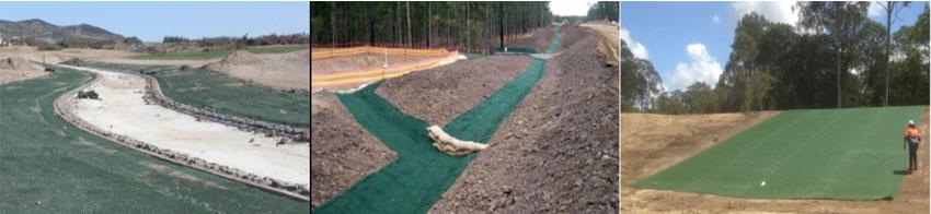 permanent erosion control collage