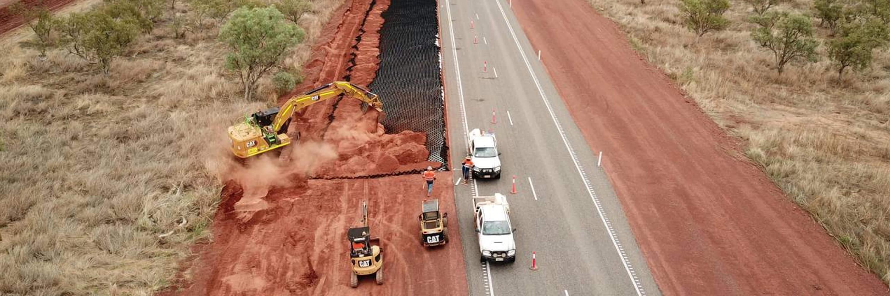 Geocell Solution for Carpentaria Highway Upgrade Hero