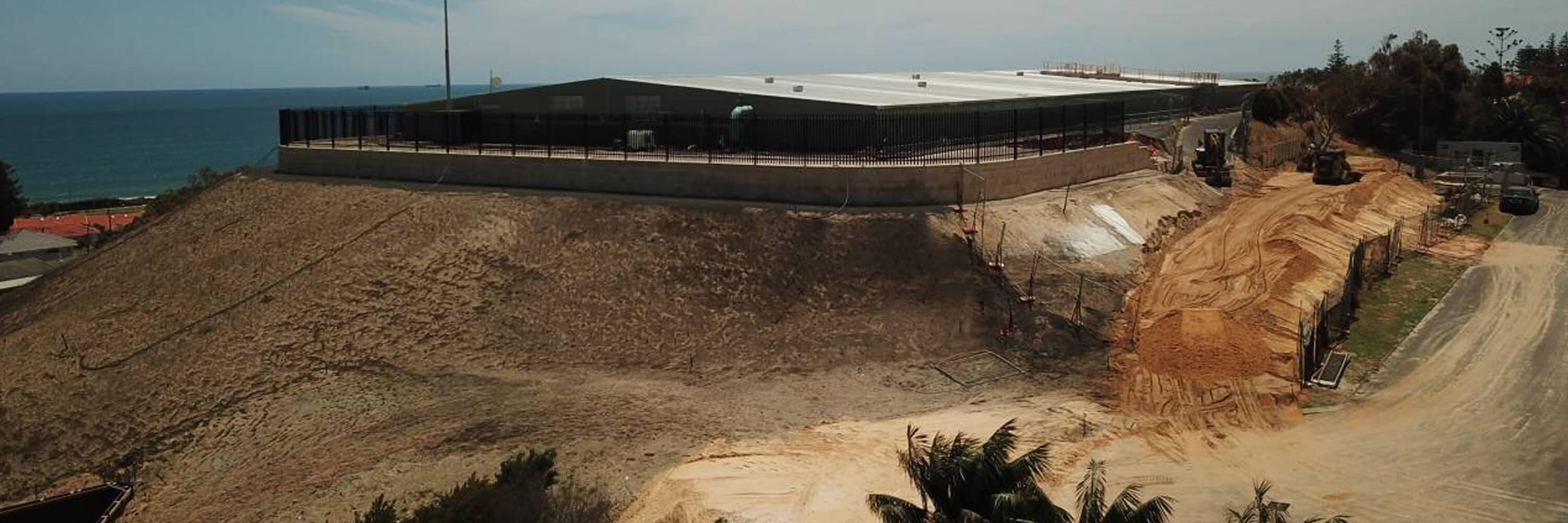 Aqwest Reservoir standing safely on high ground Hero