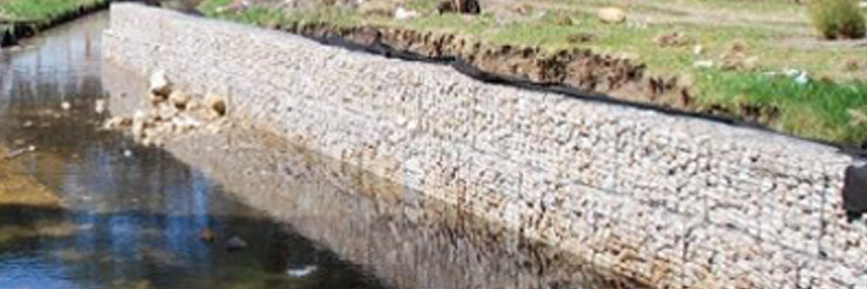 Walter's Brook Restoration Linkweld® Weldmesh Gabions