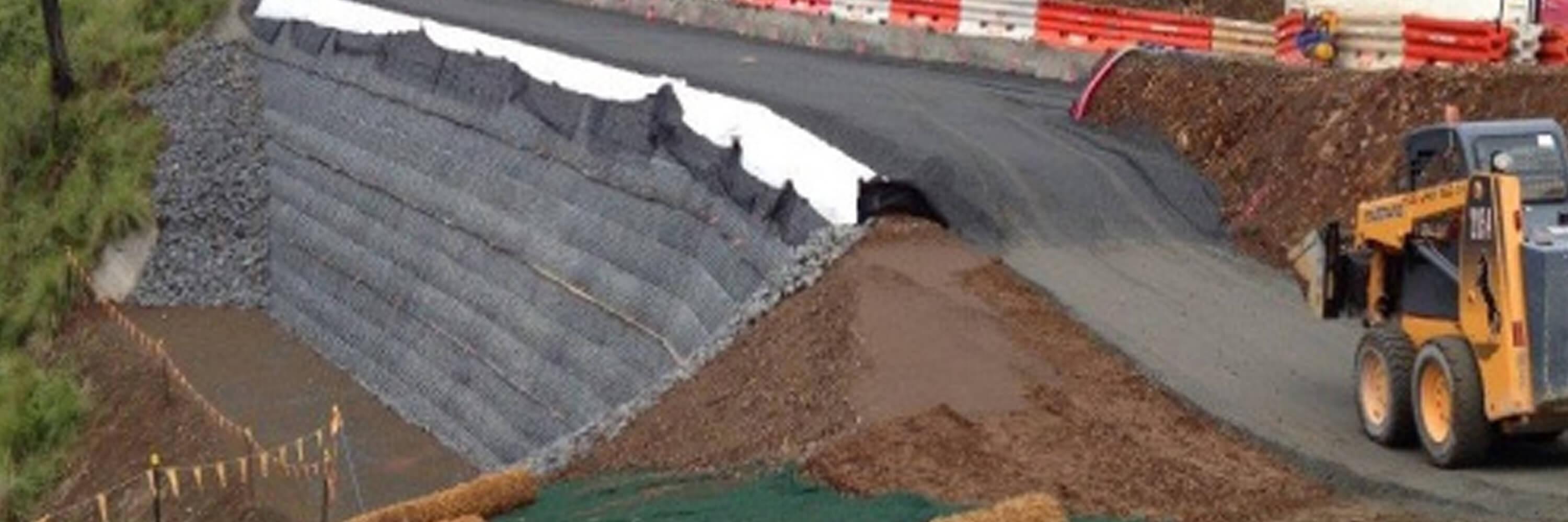 Mount Morgan Road Stabilised with ACEGrid® & Terralink® Solution Hero