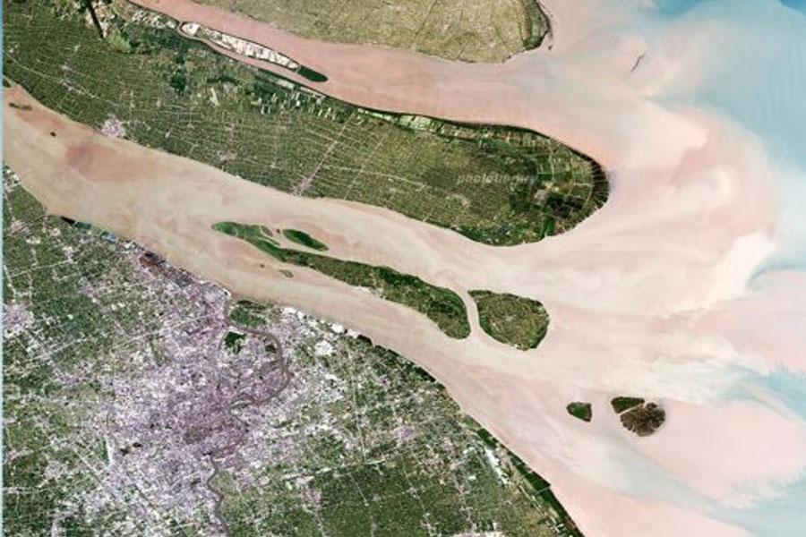 Top view of using Turf Reinforcement Mats